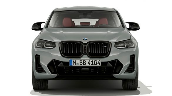 BMW X4 G02 Brooklyn Grau Nahaufnahme Frontdesign 2021