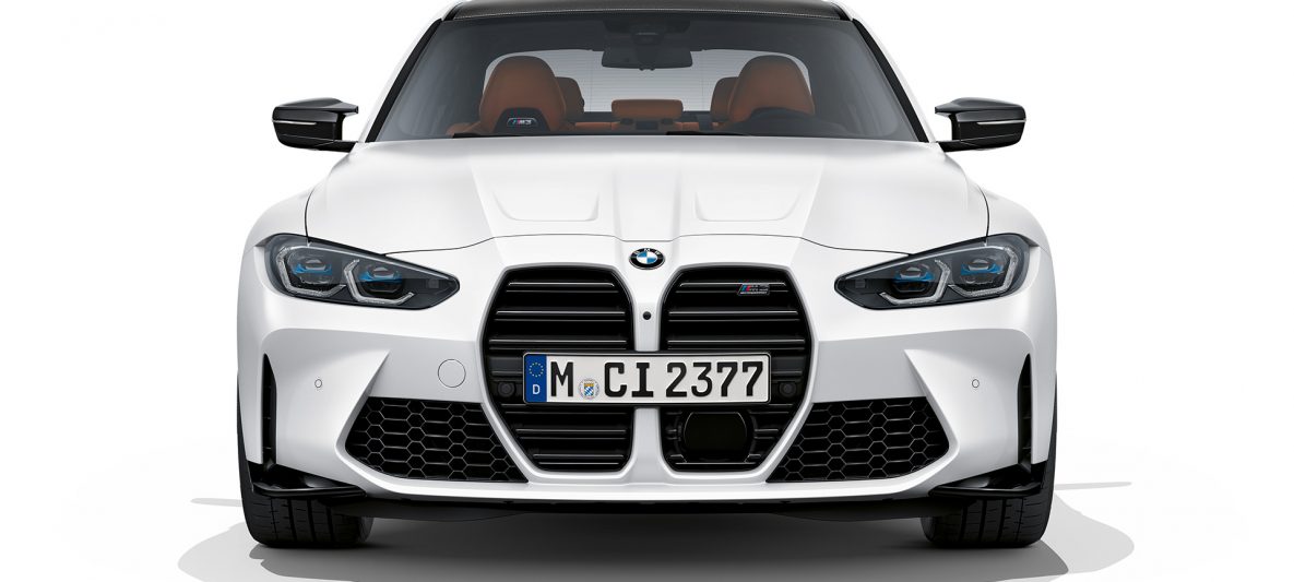 BMW M3 Competition G80 2020 Frozen Brilliant White metallic Frontansicht